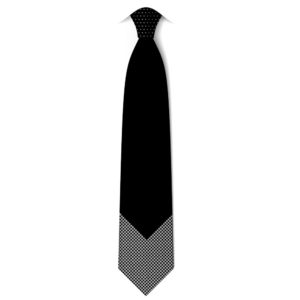 Pure Silk Black Tie